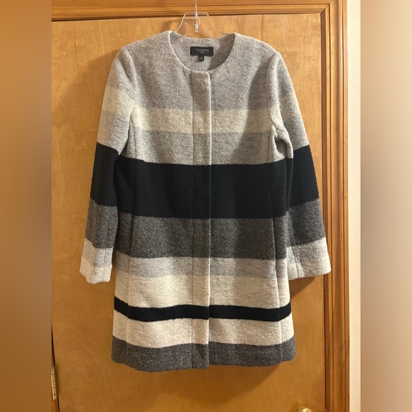 Talbots Jackets & Blazers - Talbots Striped Wool Blend Coat